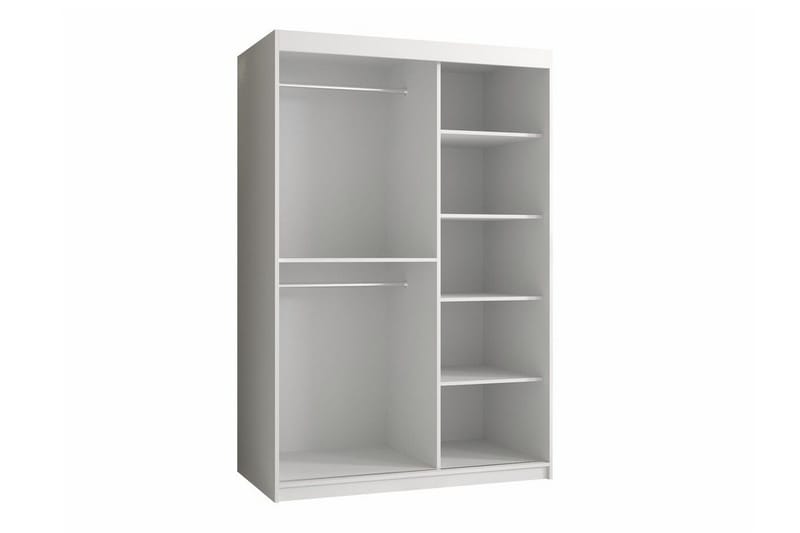 Dunvegan Garderobe med speil - Svart - Oppbevaring - Garderober & garderobesystem