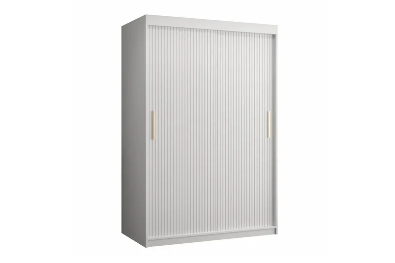 Dunvegan Garderobeskap 120 cm i Malt Tre, Hvit