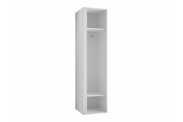 Dunvegan Garderobeskap med Speil 40 cm i Malt Tre - Svart - Oppbevaring - Garderober & garderobesystem