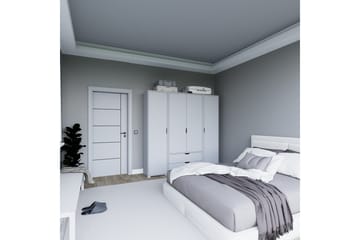 Durusu Garderobe 170x183 cm - Matt hvit - Oppbevaring - Garderober & garderobesystem