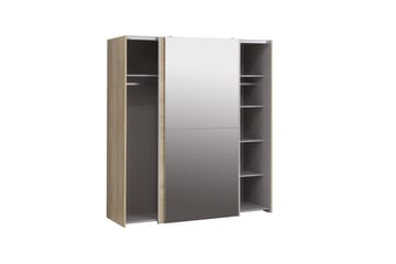 Edessa Garderobe 62x171 cm - Brun - Oppbevaring - Garderober & garderobesystem