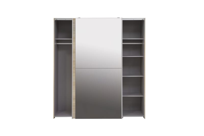 Edessa Garderobe 62x171 cm - Brun - Oppbevaring - Garderober & garderobesystem