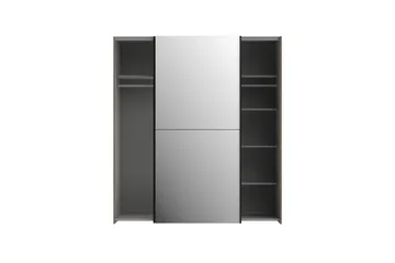 Edessa Garderobe 62x171 cm - Brun/Svart - Oppbevaring - Garderober & garderobesystem