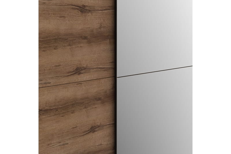 Edessa Garderobe 62x171 cm - Brun/Svart - Oppbevaring - Garderober & garderobesystem