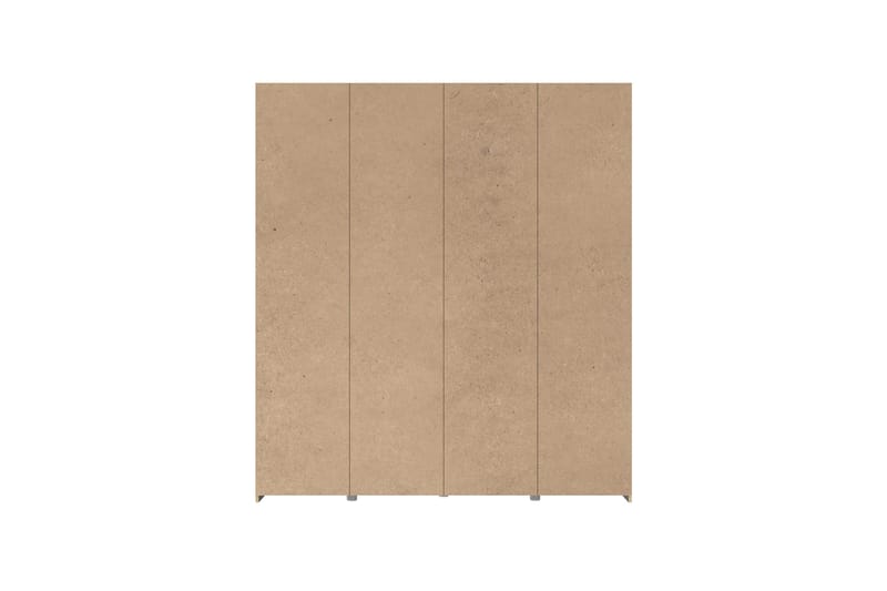 Edessa Garderobe 62x171 cm - Brun/Svart - Oppbevaring - Garderober & garderobesystem