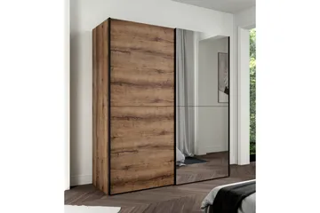 Edessa Garderobe 62x171 cm - Brun/Svart - Oppbevaring - Garderober & garderobesystem