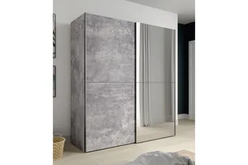 Edessa Garderobe 62x171 cm - Grå - Oppbevaring - Garderober & garderobesystem