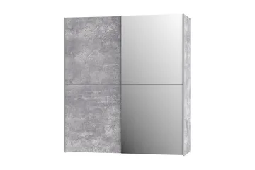 Edessa Garderobe 62x171 cm - Grå - Oppbevaring - Garderober & garderobesystem