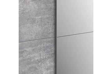 Edessa Garderobe 62x171 cm - Grå - Oppbevaring - Garderober & garderobesystem