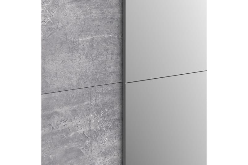 Edessa Garderobe 62x171 cm - Grå - Oppbevaring - Garderober & garderobesystem