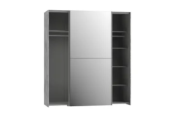 Edessa Garderobe 62x171 cm - Grå - Oppbevaring - Garderober & garderobesystem