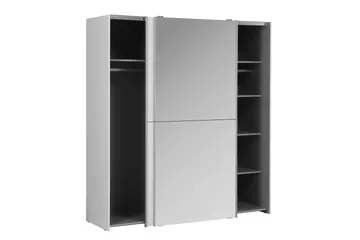 Edessa Garderobe 62x171 cm - Hvit - Oppbevaring - Garderober & garderobesystem