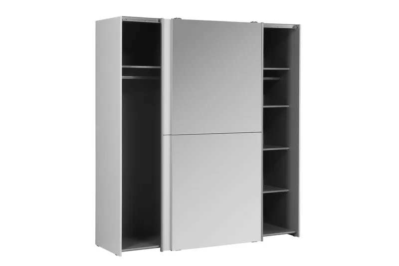 Edessa Garderobe 62x171 cm - Hvit - Oppbevaring - Garderober & garderobesystem