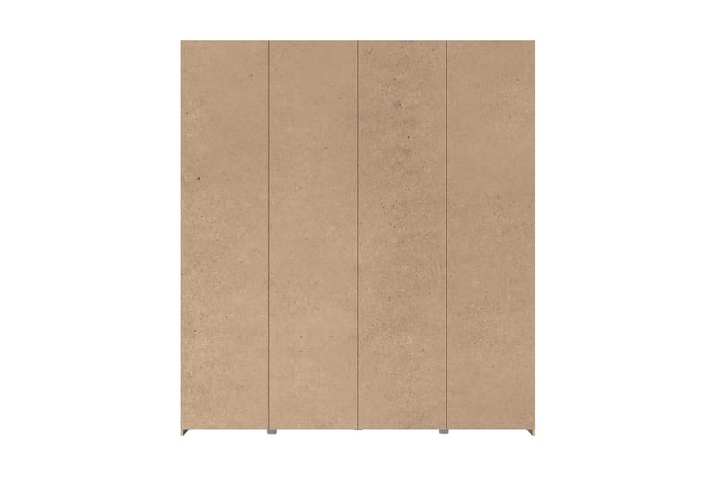 Edessa Garderobe 62x171 cm - Mørkegrå - Oppbevaring - Garderober & garderobesystem