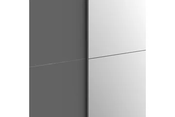 Edessa Garderobe 62x171 cm - Mørkegrå - Oppbevaring - Garderober & garderobesystem