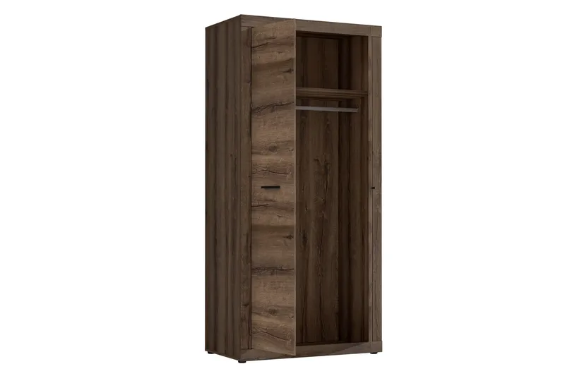 Elhovo Garderobe 52x94 cm - Brun - Oppbevaring - Garderober & garderobesystem