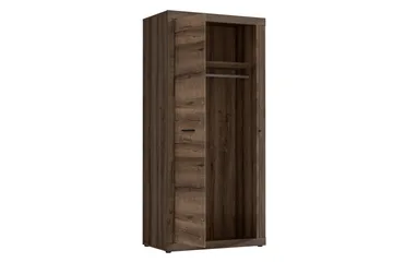 Elhovo Garderobe 52x94 cm - Brun - Oppbevaring - Garderober & garderobesystem