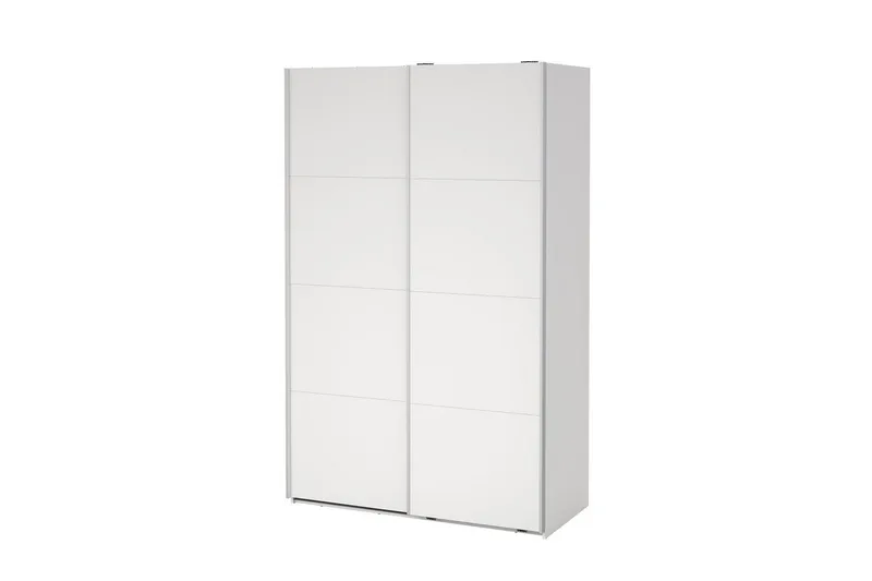Elvos Garderobe 139x220 cm - Hvit - Oppbevaring - Garderober & garderobesystem