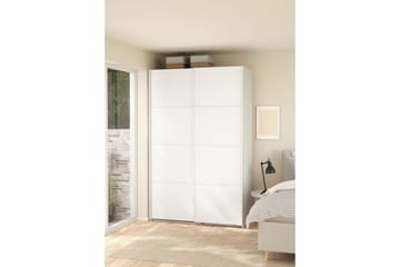Elvos Garderobe 139x220 cm - Hvit - Oppbevaring - Garderober & garderobesystem