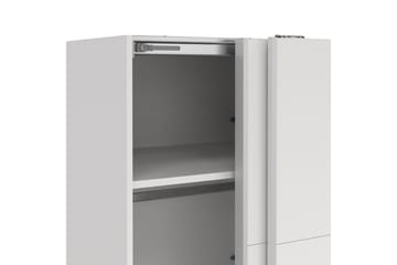 Elvos Garderobe 139x220 cm - Hvit - Oppbevaring - Garderober & garderobesystem