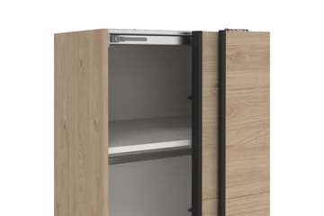 Elvos Garderobe 139x220 cm - Natur - Oppbevaring - Garderober & garderobesystem