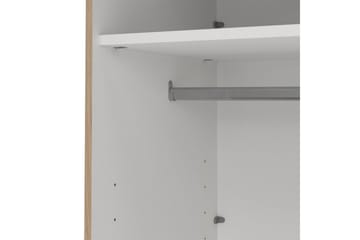 Elvos Garderobe 139x220 cm - Natur - Oppbevaring - Garderober & garderobesystem