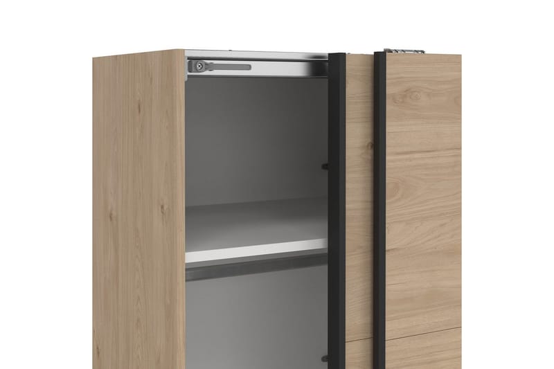 Elvos Garderobe 139x220 cm - Natur - Oppbevaring - Garderober & garderobesystem