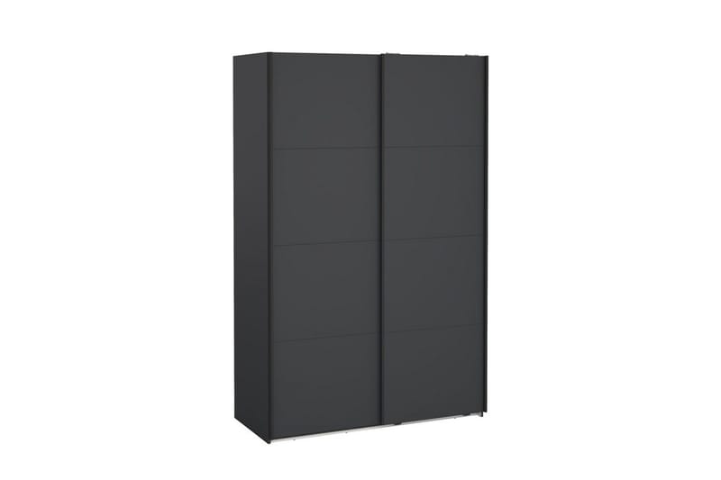 Elvos Garderobe 139x220 cm - Svart - Oppbevaring - Garderober & garderobesystem