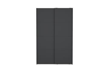 Elvos Garderobe 139x220 cm - Svart - Oppbevaring - Garderober & garderobesystem