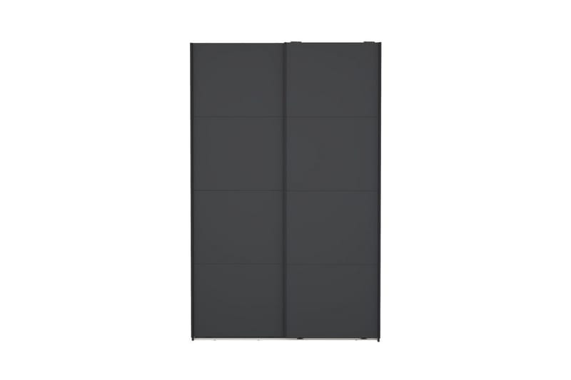 Elvos Garderobe 139x220 cm - Svart - Oppbevaring - Garderober & garderobesystem