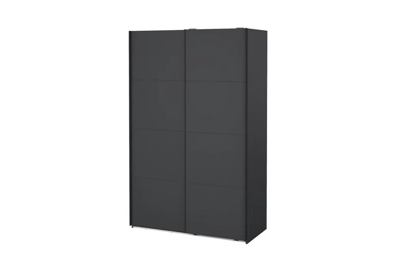 Elvos Garderobe 139x220 cm, Svart
