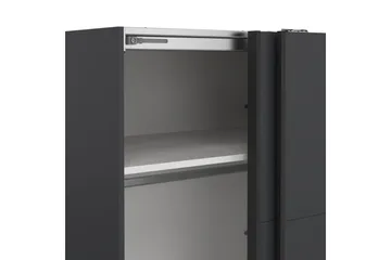 Elvos Garderobe 179x220 cm - Grå - Oppbevaring - Garderober & garderobesystem