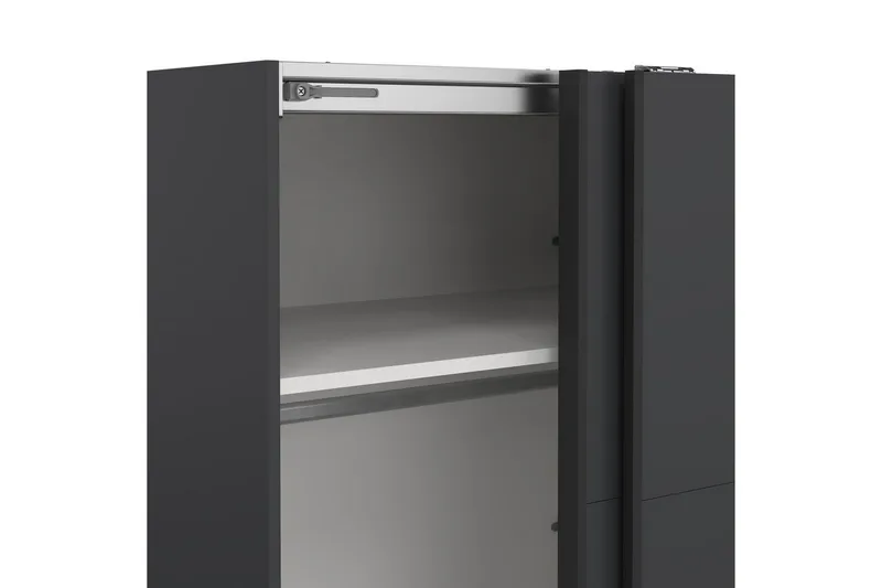 Elvos Garderobe 179x220 cm - Grå - Oppbevaring - Garderober & garderobesystem