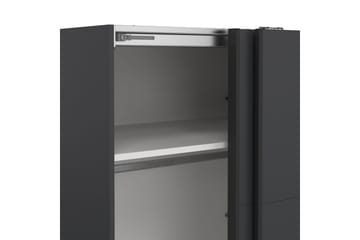 Elvos Garderobe 179x220 cm - Grå - Oppbevaring - Garderober & garderobesystem