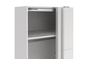 Elvos Garderobe 179x220 cm - Hvit - Oppbevaring - Garderober & garderobesystem