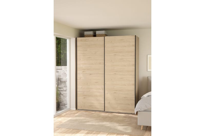 Elvos Garderobe 179x220 cm - Natur - Oppbevaring - Garderober & garderobesystem