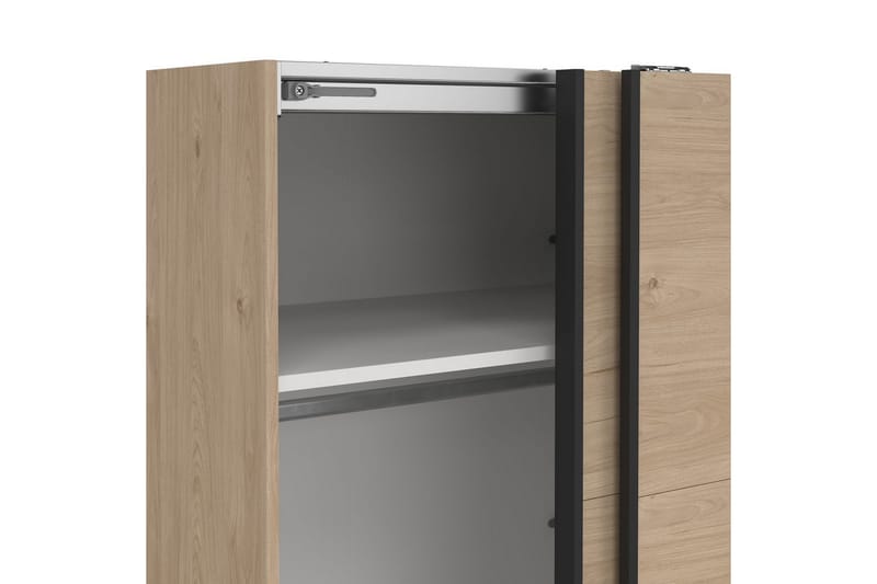 Elvos Garderobe 179x220 cm - Natur - Oppbevaring - Garderober & garderobesystem