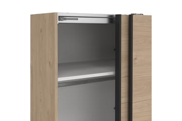 Elvos Garderobe 179x220 cm - Natur - Oppbevaring - Garderober & garderobesystem