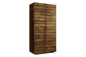 Elvric Garderobe 90x187 cm - Brun - Oppbevaring - Garderober & garderobesystem