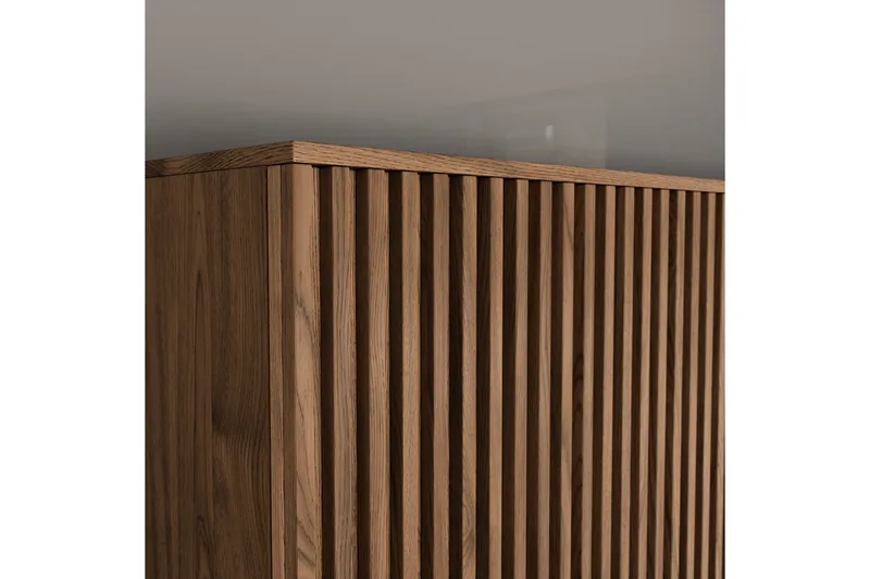 Entsian Garderobe 185x192 cm - Brun - Oppbevaring - Garderober & garderobesystem