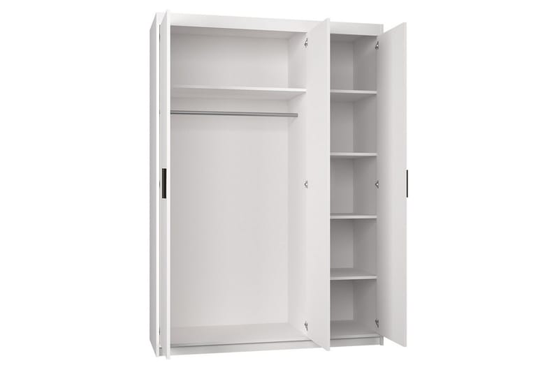 Enzenauer Garderob med Speil 133 cm - Hvit - Oppbevaring - Garderober & garderobesystem