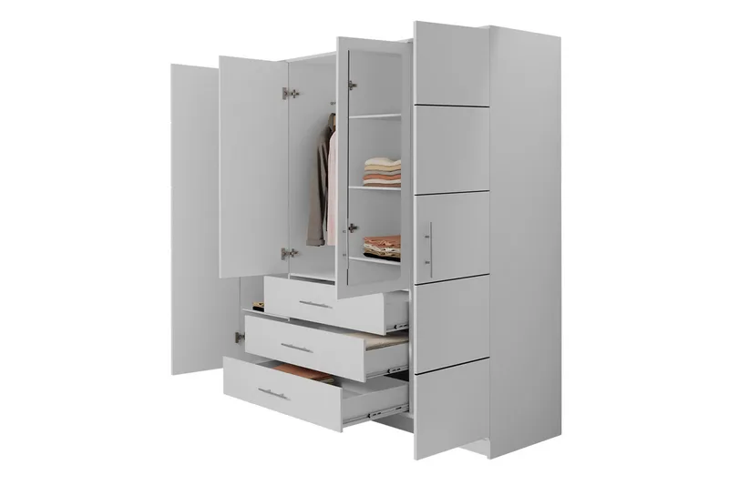Escaldes Garderobe 196 cm - Grønn - Oppbevaring - Garderober & garderobesystem