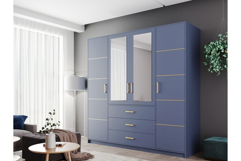 Escaldes Garderobe 196 cm - Grønn - Oppbevaring - Garderober & garderobesystem