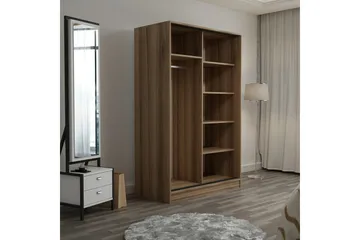 Fruitland Garderobe 120 cm - Svart/Brun - Oppbevaring - Garderober & garderobesystem