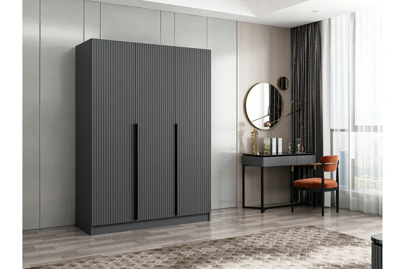 Fruitland Garderobe 135 cm, Antrasitt