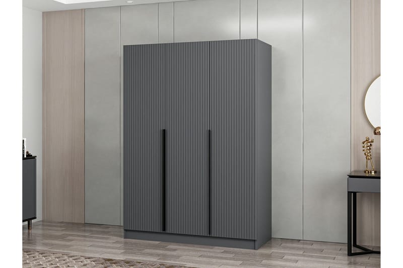 Fruitland Garderobe 135 cm - Antrasitt - Oppbevaring - Garderober & garderobesystem