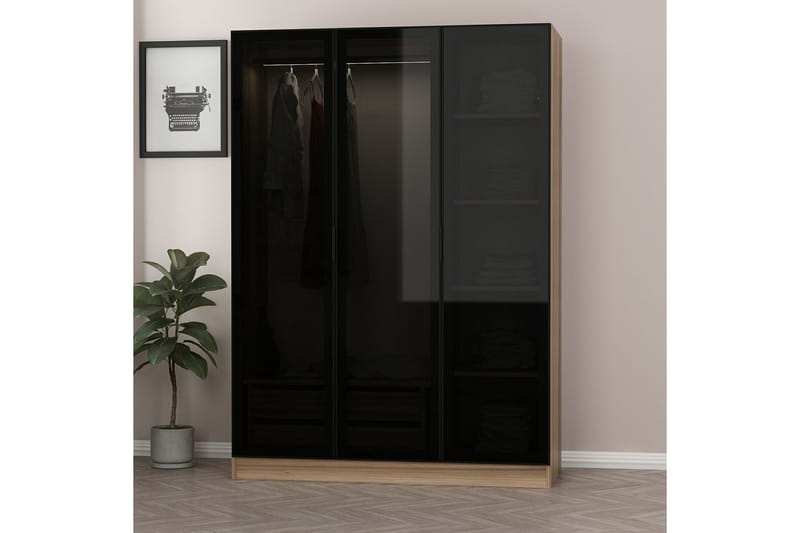Fruitland Garderobe 135 cm - Brun - Oppbevaring - Garderober & garderobesystem