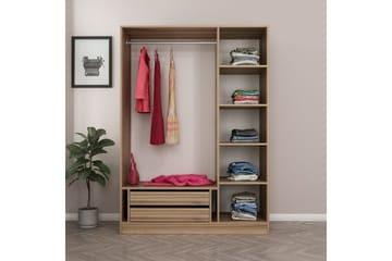 Fruitland Garderobe 135 cm - Brun - Oppbevaring - Garderober & garderobesystem