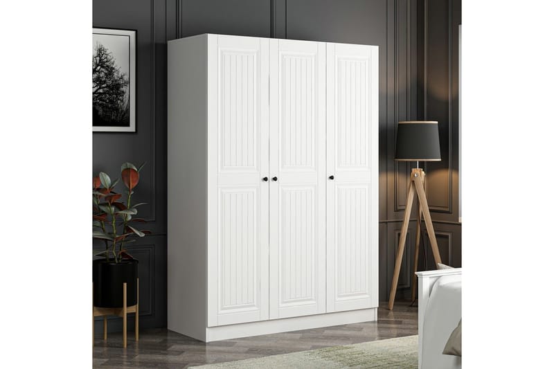 Fruitland Garderobe 135 cm - Cream - Oppbevaring - Garderober & garderobesystem