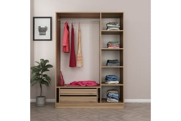 Fruitland Garderobe 135 cm - Eik - Oppbevaring - Garderober & garderobesystem